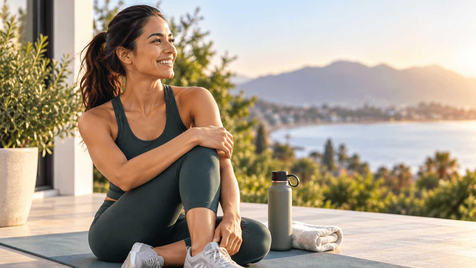 Adult in an active, healthy everyday lifestyle setting.